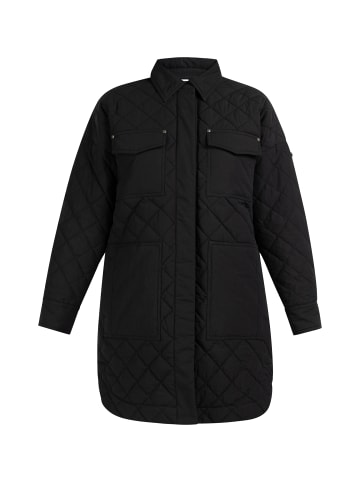 DreiMaster Damen Baumwolljacke Mit Leichter Wattierung in Schwarz