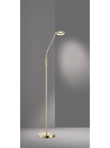 FISCHER & HONSEL LED-Stehleuchte Dent in Messingfarben/messingfarben poliert - (H)150 x (D)23cm