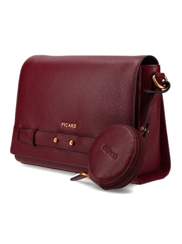 PICARD Chic Way Umhängetasche Leder 23 cm in bordeaux