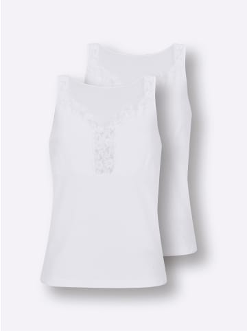 WITT WEIDEN BH-Hemd ohne Bügel in weiß