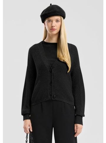 QS Strickjacke in 99W0_schwarz