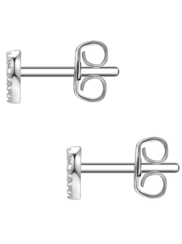 Rafaela Donata Ohrringe Herz aus Sterling Silber mit Zirkonia in silber