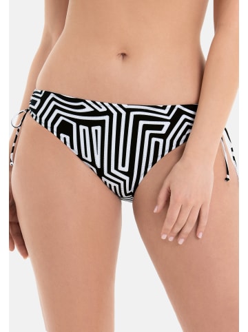 ROSA FAIA Bikini-Slip / Unterteil Shining Lines in Schwarz