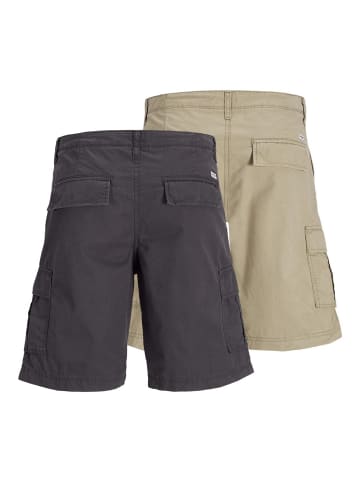 Jack & Jones 2er-Pack Cargo Shorts in Crockery 1