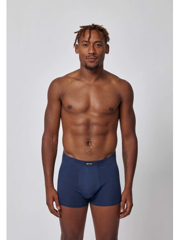 SNOCKS Retro Boxershorts aus Bio-Baumwolle 6 Stück in Blau