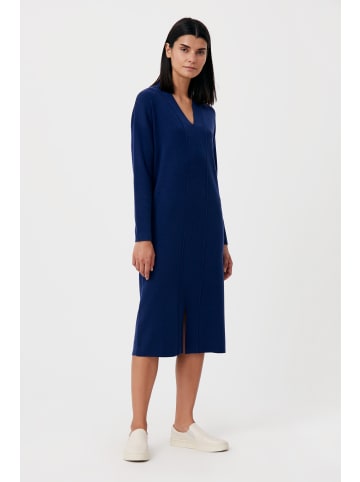Finn Flare Langarmkleid Straight V in dark blue