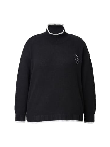 MIAMODA Pullover in schwarz