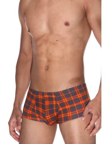 Oboy Pants U126 in orange/schwarz