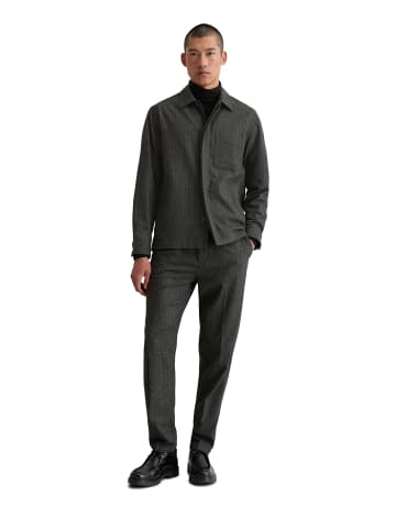 Marc O'Polo Overshirt in multi/ dark grey melange