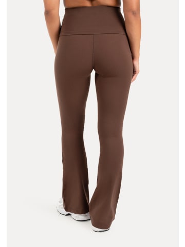 SMILODOX Schlaghose Leggings Florea in Braun