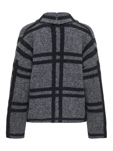 JDY Strickjacke in Dark Grey Melange