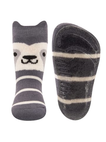 ewers Stoppersocken Waschbär 3-D Ohren in graphit