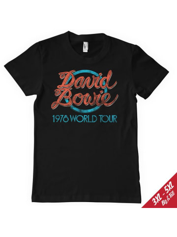 David Bowie T-Shirt "David Bowie 1978 World Tour T-Shirt" in Schwarz