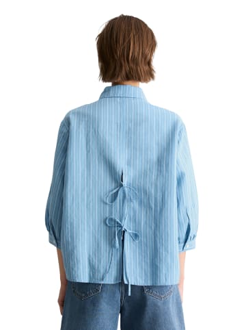 Marc O'Polo DENIM Gestreifte Bluse relaxed in Light Blue