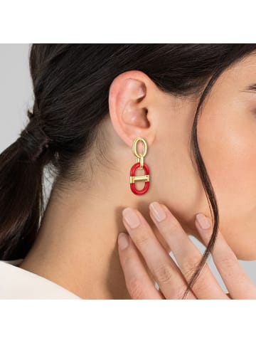 Lulu & Jane Ohrringe aus Metall-Legierung in gelbgold