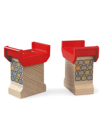 Brio Brio Aktionsspiel Brückenfundament, 2 Stück in bunt