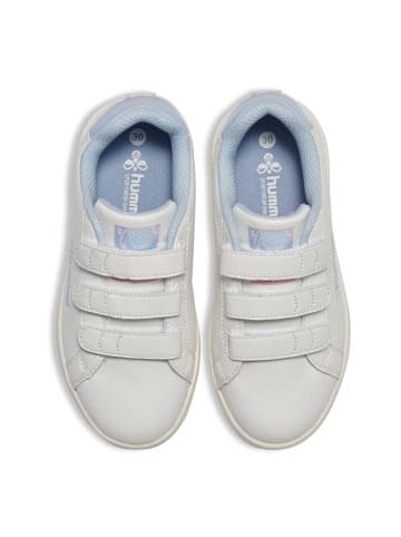 Hummel Klettverschluss Sneaker Match Point Kinder in WHITE/BLUE/PINK