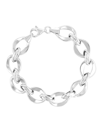 Adeliás Damen Armband aus 925 Silber 19 cm in silber