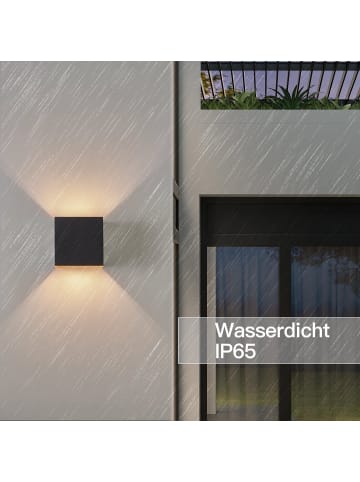 ZMH 4er-Set Wandleuchte LED 1-flammige G9 in schwarzgold 3000K warmweiß IP65