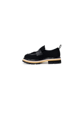 Ash Schwarz Leder Plateau-Pumps
