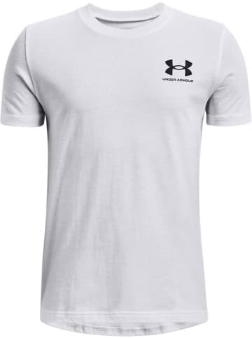 Under Armour Shirt "Sportstyle" in Weiß