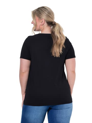 MIAMODA Shirt in schwarz