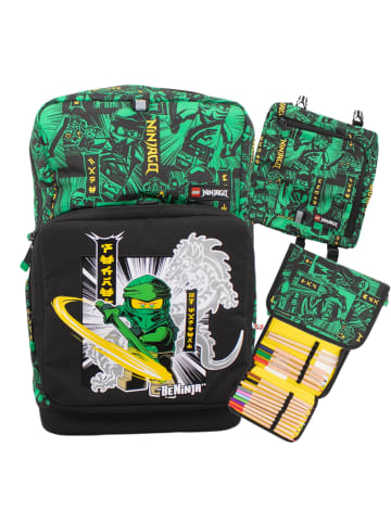LEGO Schulranzen Ninjago Green School Bag Set 3-in-1 in Grün