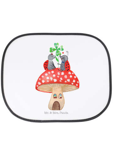 Mr. & Mrs. Panda fenster sonnenschutz Marienkäfer Fliegenpilz oh... in Weiß