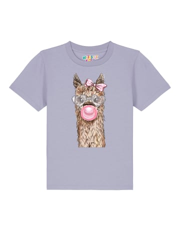 wat? Apparel T-Shirt Alpaka in Lavender