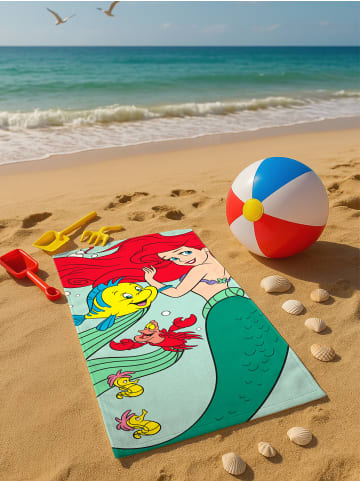 Disney Disney Arielle Strandtuch Badetuch Handtuch 140 x 70 cm in grün