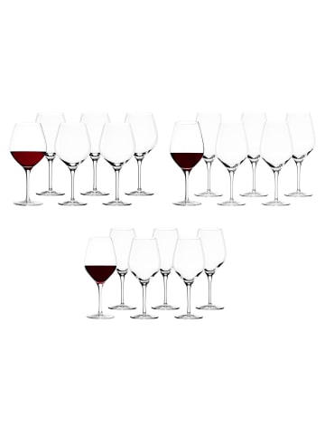 Stölzle 18er Set Rotwein Gläser Exquisit transparent in transparent
