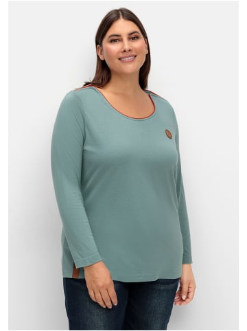 sheego Langarmshirt in jade