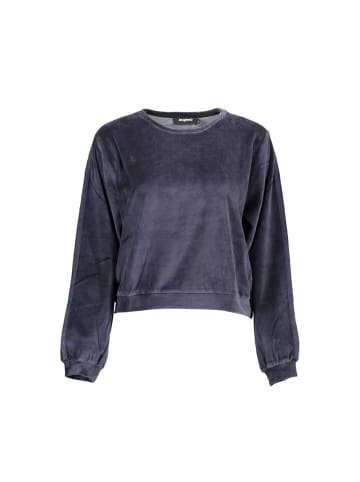 Desigual Blauer Baumwoll-Pullover