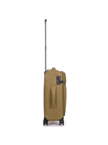 Stratic Stratic Light + 4 Rollen Kabinentrolley 55 cm in khaki
