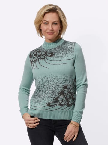 WITT WEIDEN Pullover in kalkmint-gemustert