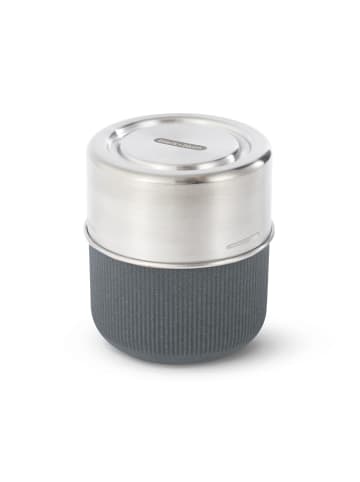 Black+Blum Lunchbecher aus Glas, Schiefer, 400 ml