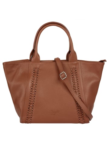 Samantha Look Shopper echt Leder in cognac