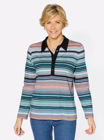 WITT WEIDEN Poloshirt in rosenholz-bedruckt