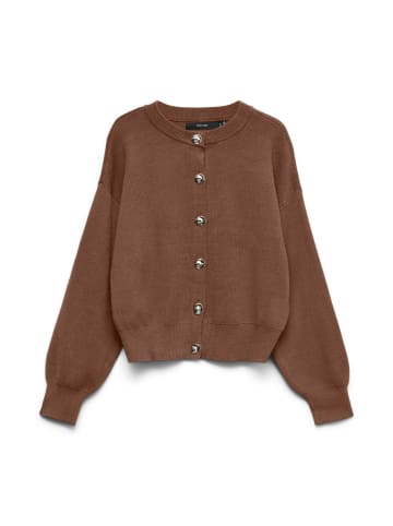 Vero Moda Strickjacke in Cocoa Brown