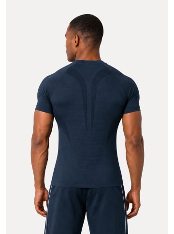 SMILODOX SMILODOX x FILA Kompression T-Shirt Varallo in Blau