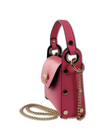 Toscanto Leder Umhängetasche Toscanto Tasche coralle, rosa ca. 19cm