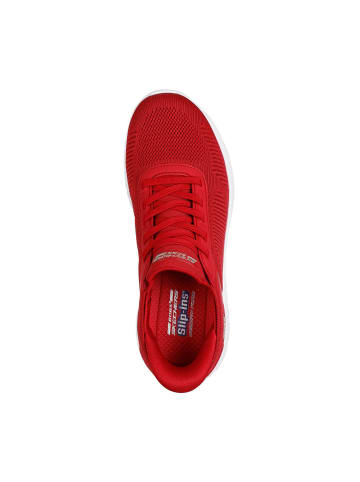 Skechers Slip-On "BOBS SQUAD CHAOS" in Rot