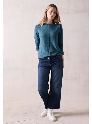 Cecil Langarmshirt in aqua melange