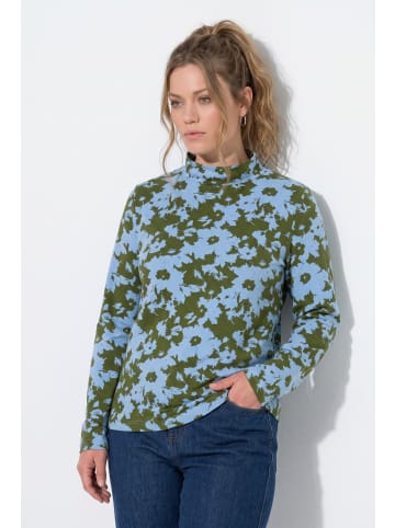 Ulla Popken Shirt in dunkel khaki