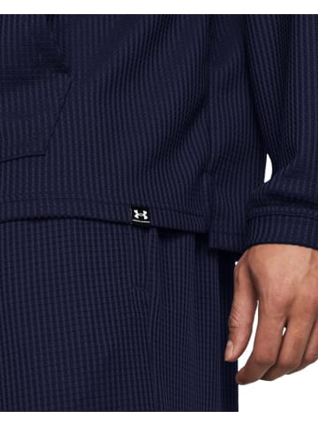 Under Armour Hoodie "Ua Rival Waffle Hoodie" in Blau