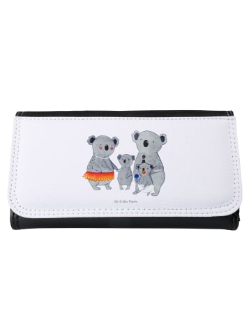 Mr. & Mrs. Panda Portemonnaie für Damen Koala Familie ohne Spruch in Weiß