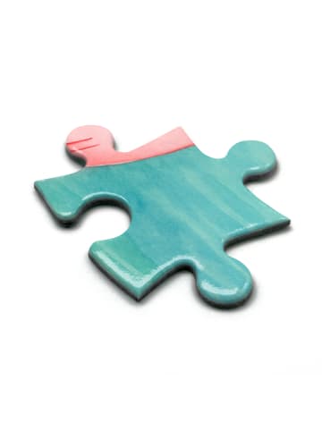 Mr. & Mrs. Panda Puzzle Axolotl Liebe Design mit Spruch in Weiß