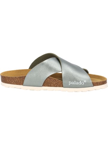 Palado Pantoletten Rianel in Olive Metallic