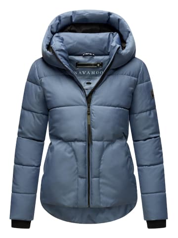 Navahoo Steppjacke Lachperle XIV in Stormy Blue