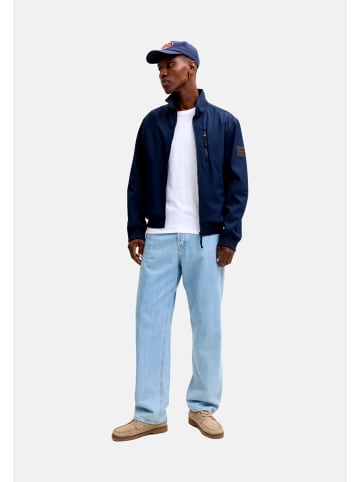 Jack & Jones Jacke 'JJEPARKER SOFTSHELL BOMBER' in dunkelblau